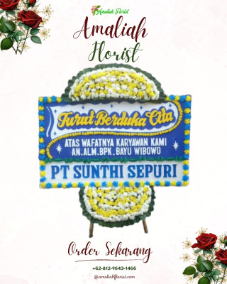 Papan Bunga Duka di Bojonggaling