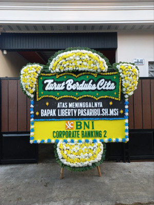 Papan Bunga Duka di Bojonggaling